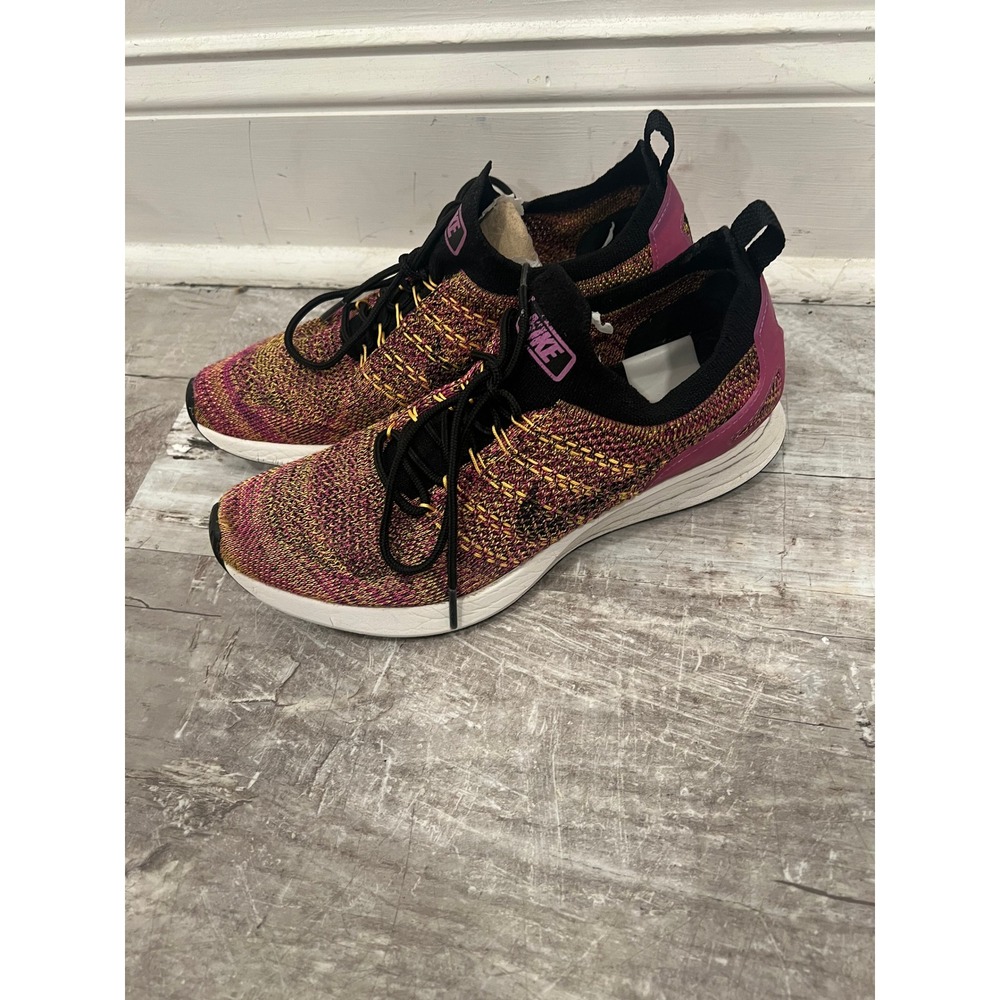 Nike Womens Air Zoom Mariah Flyknit Racer Multicolor Running Shoes Size 9.5 - Picture 1 of 13